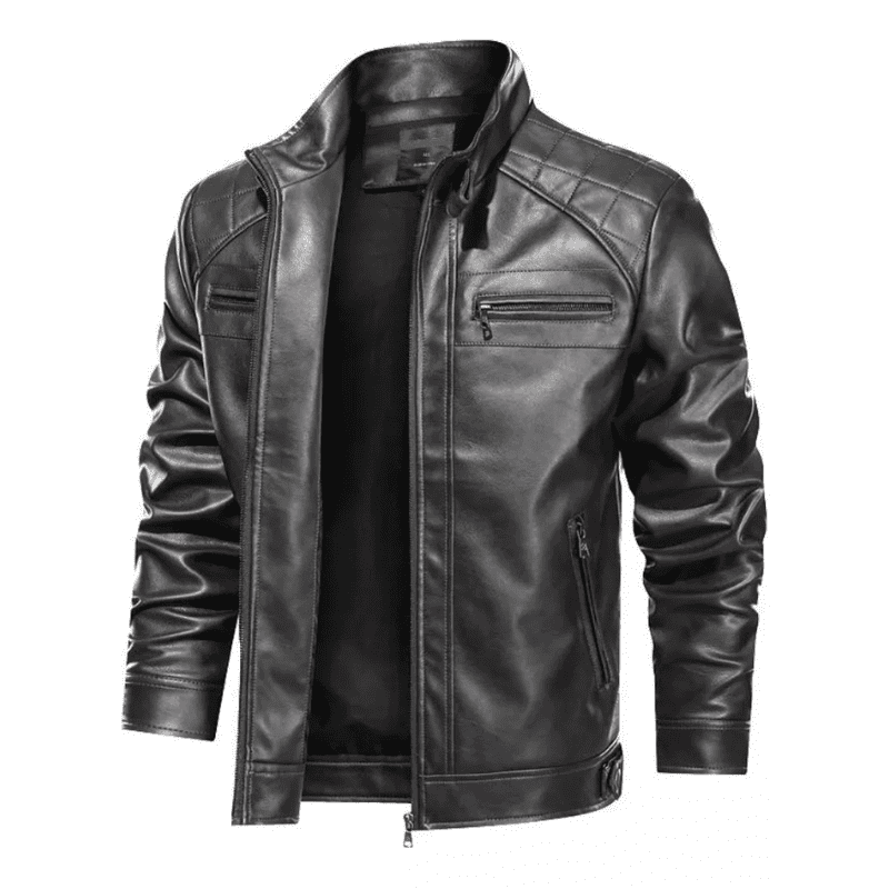 Jaqueta de Couro Masculina - Racer Urban